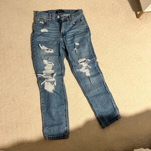 Aeropostale Light Blue Distressed Skinny Jeans